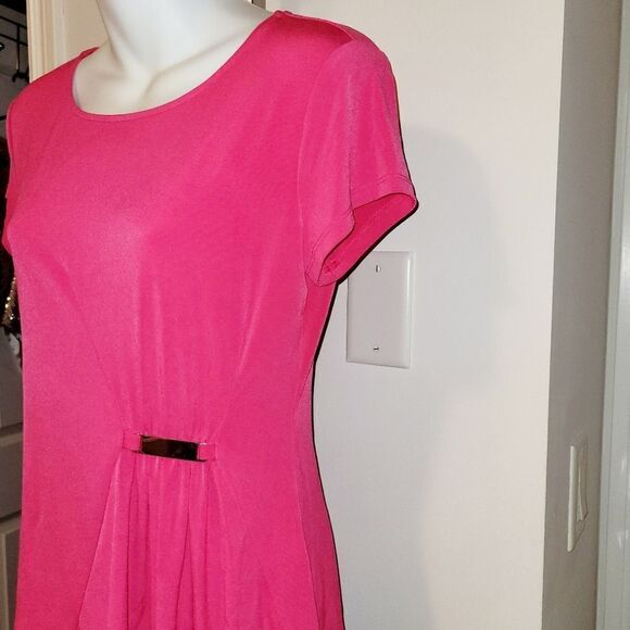 2/$20 Vintage New York & company pink loose fit top blouse - Picture 3 of 4